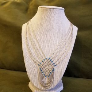 Sterling Silver and Turquoise Southwestern Chain
